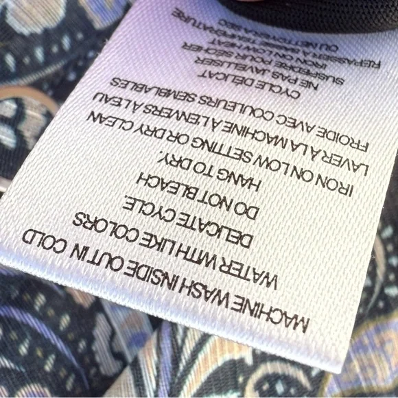 Autres Filles Black Floral Sheer Blouse | Size L | Romantic Boho Top NWT - Picture 6 of 8